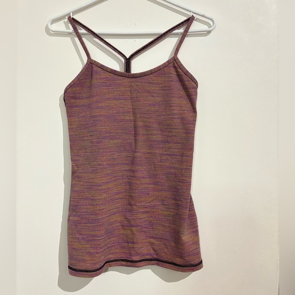 🎉4/30$🎉 Lululemon Athletica Purple Fitted Camisole Top PTP 14 in🍋 - Picture 1 of 3